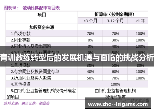 青训教练转型后的发展机遇与面临的挑战分析 青训教练转型后的发展机遇与面临的挑战分析